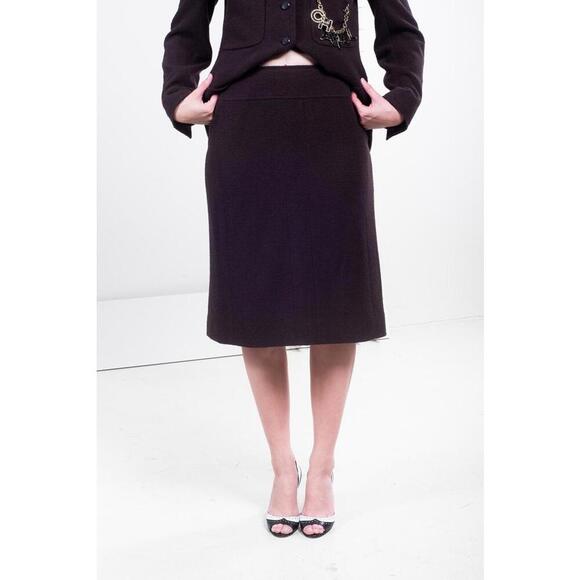 Chanel Vintage Brown Jacket and Skirt Set - Picture 5 of 6